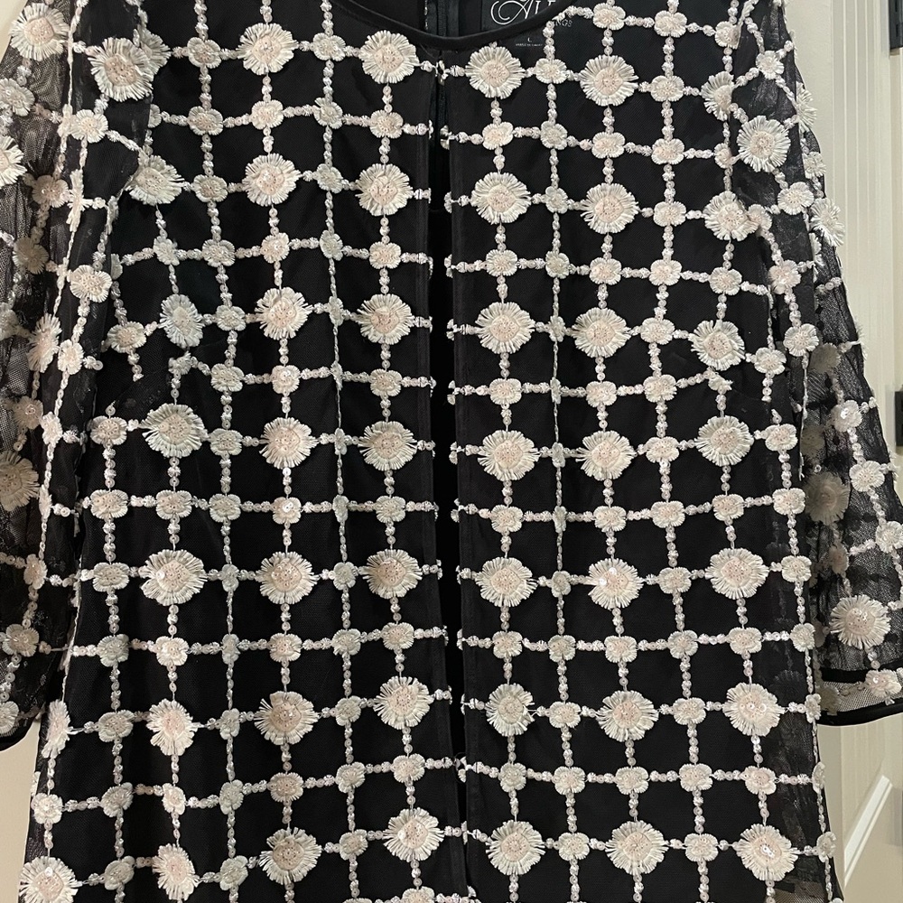 Alex Evenings Black and White Dress